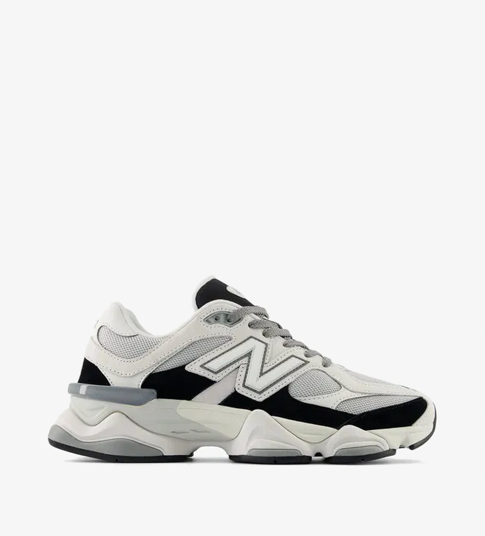 New Balance 9060 Unisex Beyaz/Siyah Spor Ayakkabı - Görsel 1