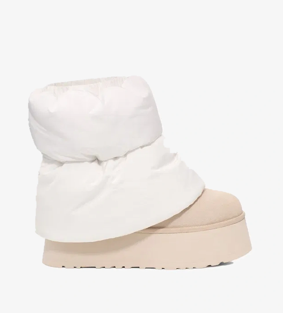 Ugg UGG Classic Mini Dipper Puffer Kadın Beyaz Bot | Occasion Beyaz - 1. görsel