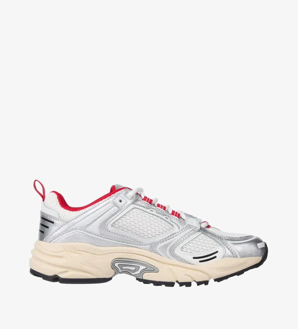 Tommy Hilfiger Archive 97 Metallic Kadın Gri Sneaker - Görsel 1