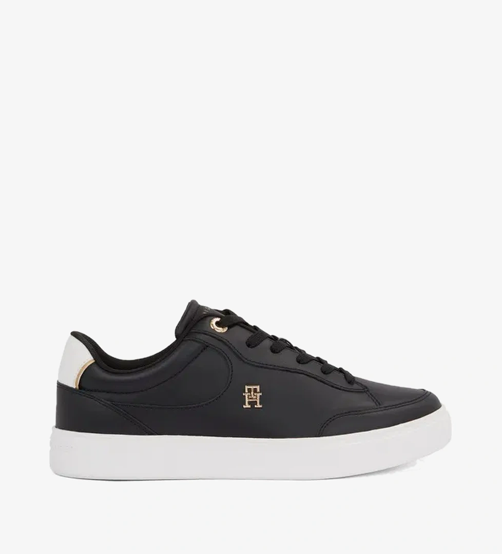 Tommy Hilfiger Essential Chic Court Kadın Siyah Sneaker
