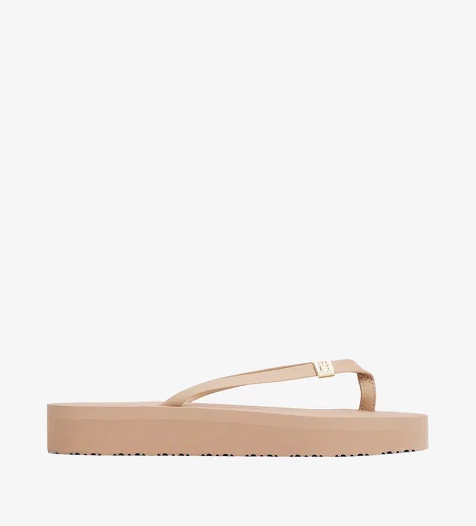 Tommy Hilfiger Tommy Hilfiger Elevated Chic Beach Kadın Bej Terlik model görseli