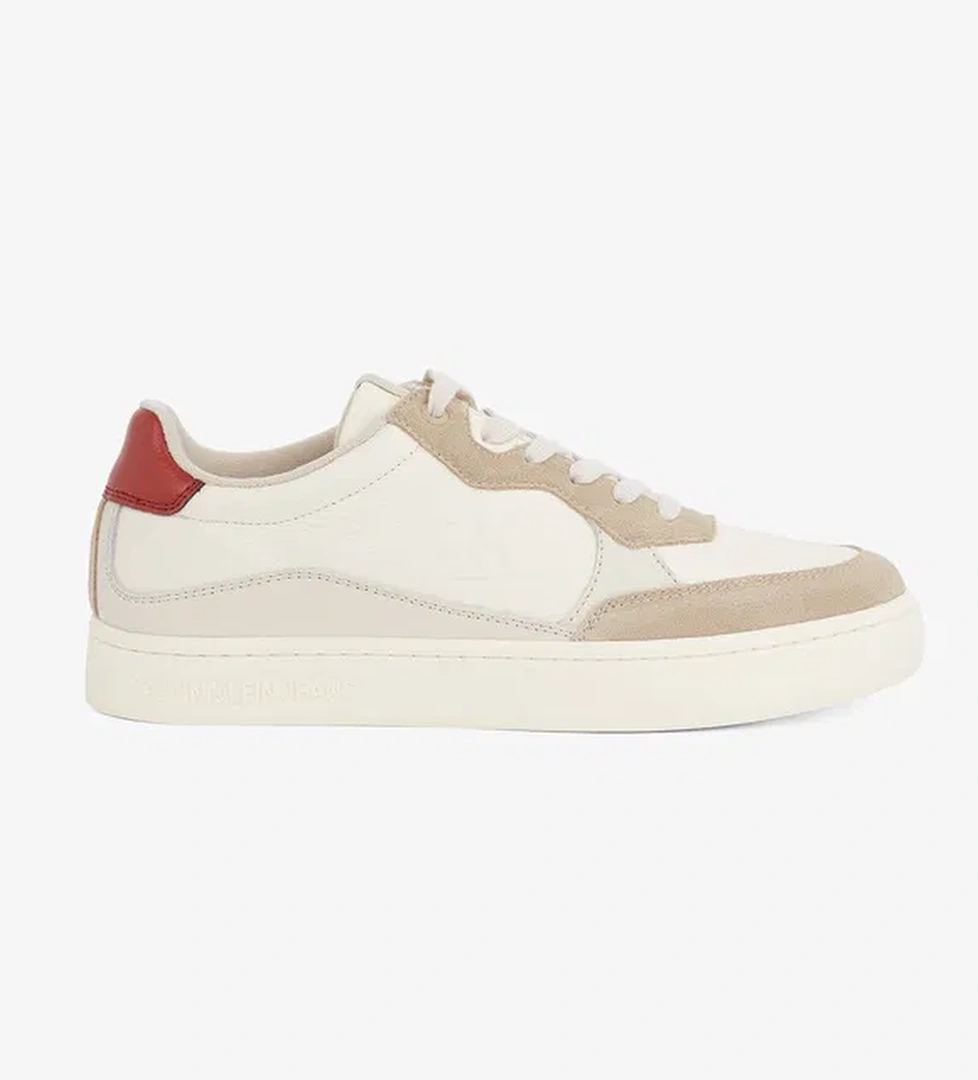 Calvin Klein Classic Cupsole Mg Wmm Erkek Krem Sneaker
