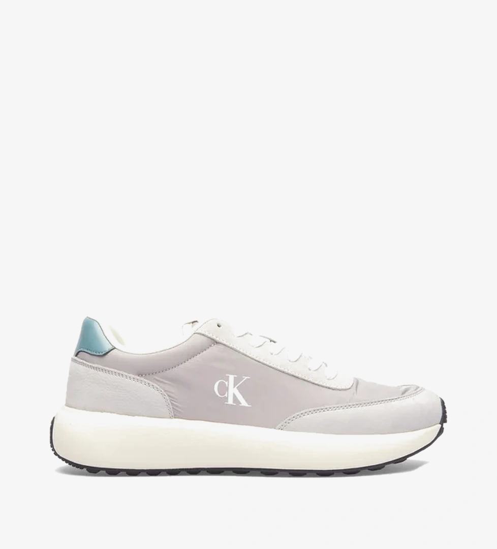 Calvin Klein Athleisure Runner Erkek Gri Spor Ayakkabı