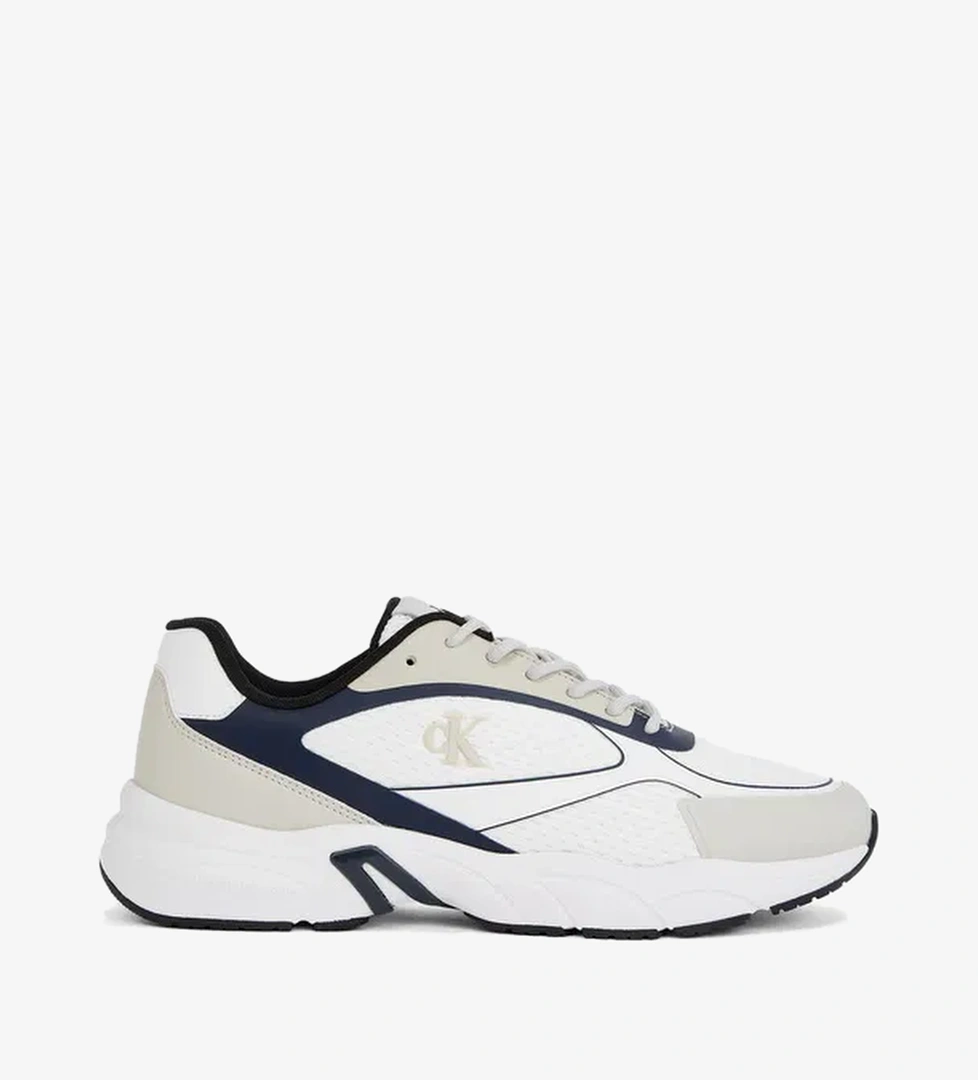 Calvin Klein Calvin Klein Retro Tennis Low Knit Mix Erkek Beyaz Sneaker model görseli