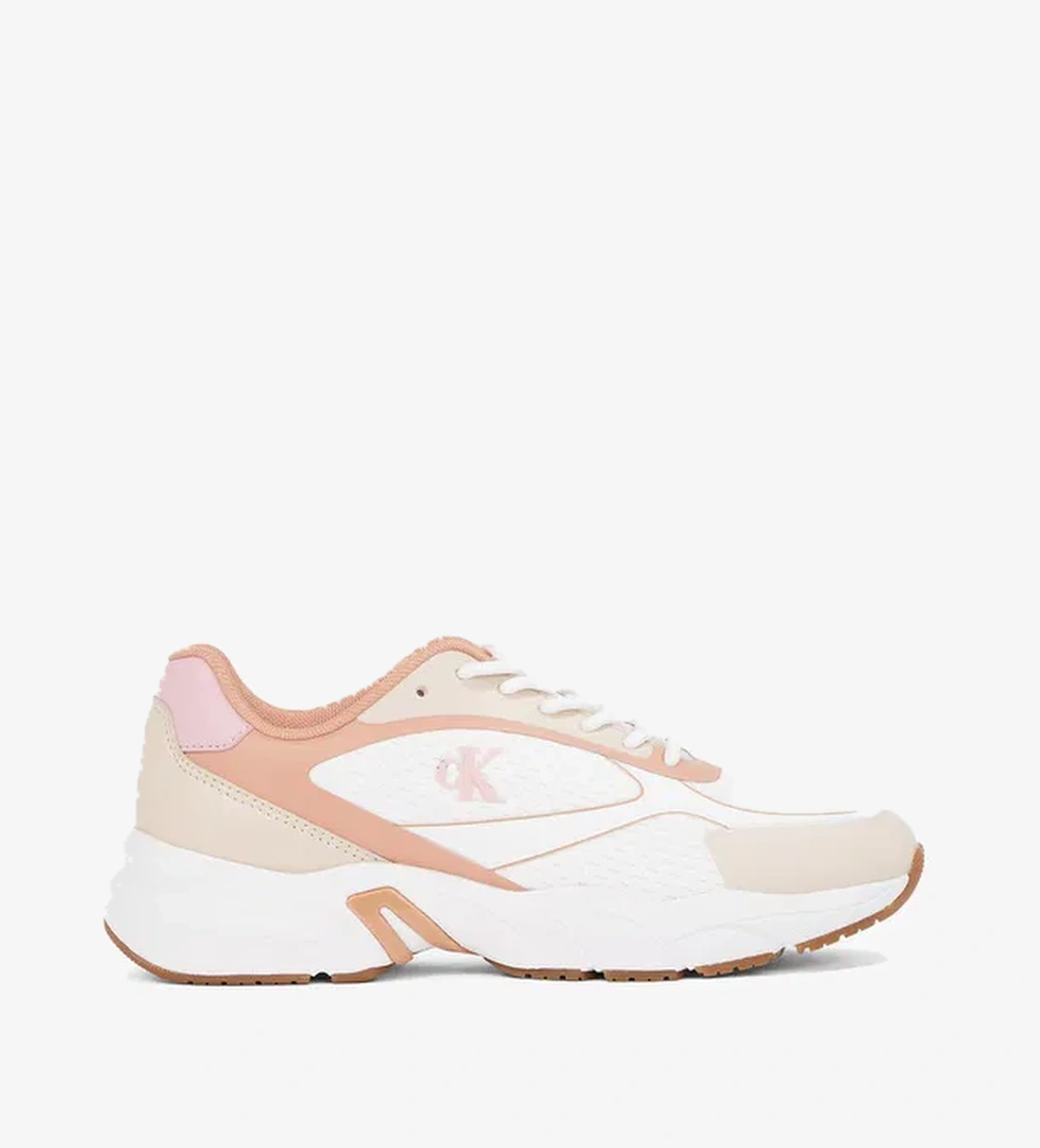 Calvin Klein Retro Kadın Beyaz Sneaker - Görsel 1