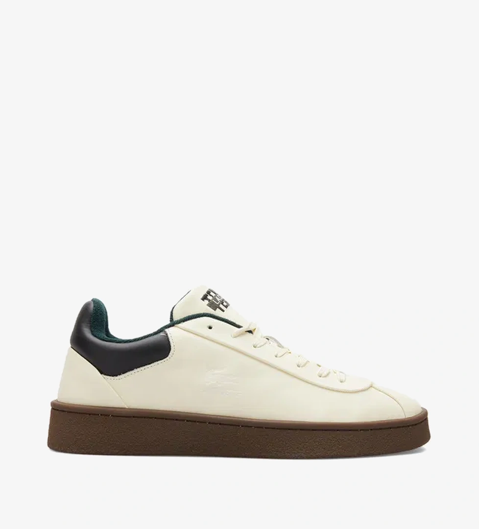 Lacoste Baseshot Premium Erkek Krem Sneaker