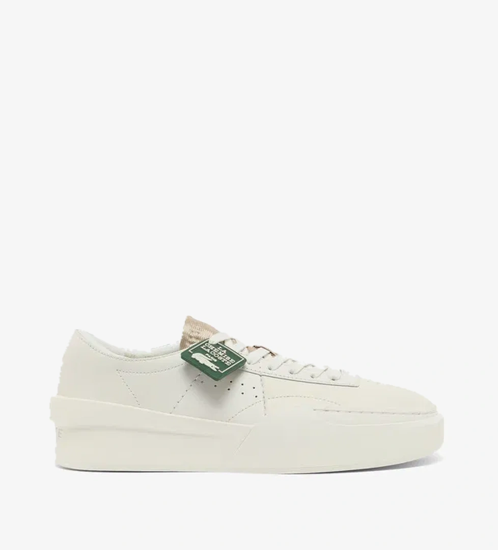 Lacoste Aura Club Leather Erkek Bej Sneaker