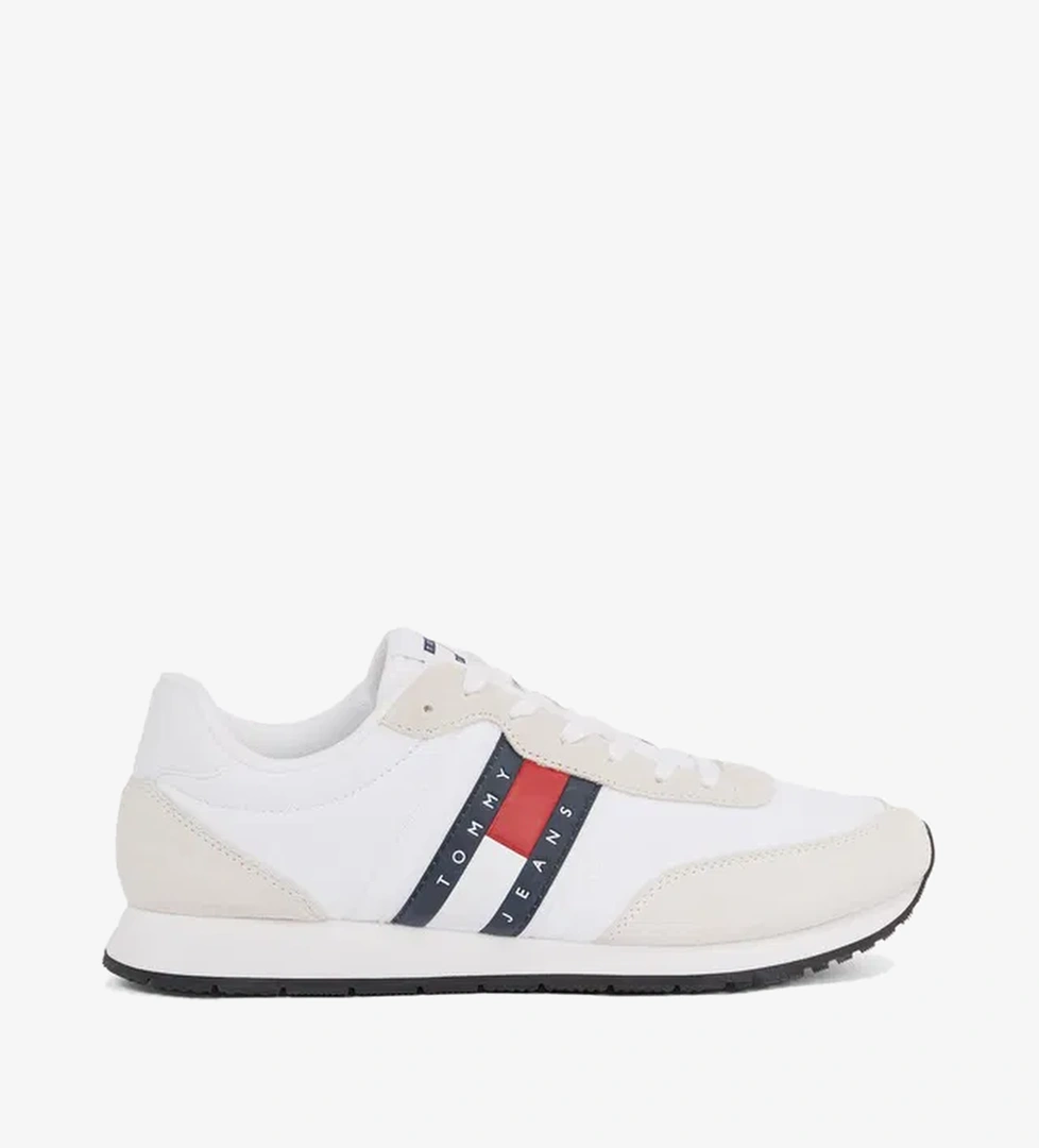 Tommy Hilfiger Tommy Hilfiger Runner Casual Ess Erkek Beyaz Sneaker model görseli