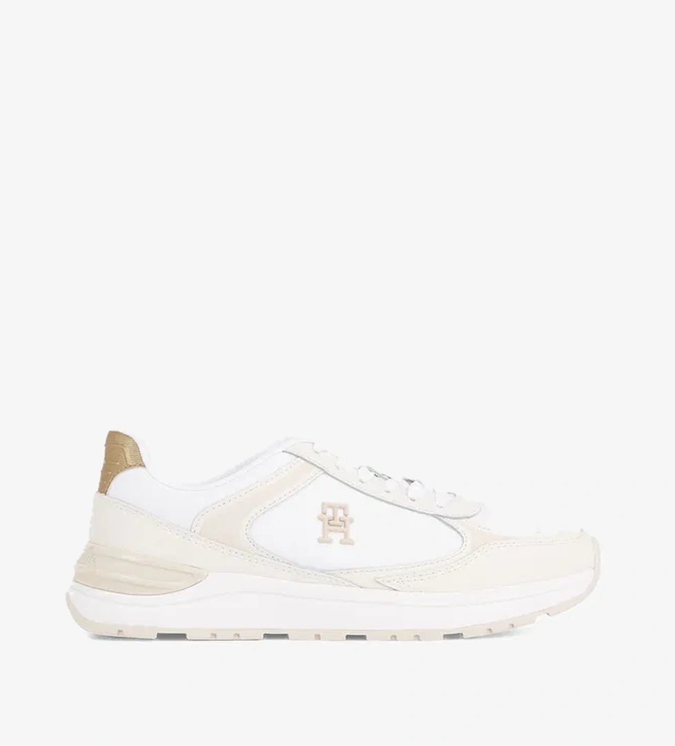 Tommy Hilfiger Tommy Hilfiger Casual Fashion Runner Lthr Kadın Beyaz Sneaker model görseli