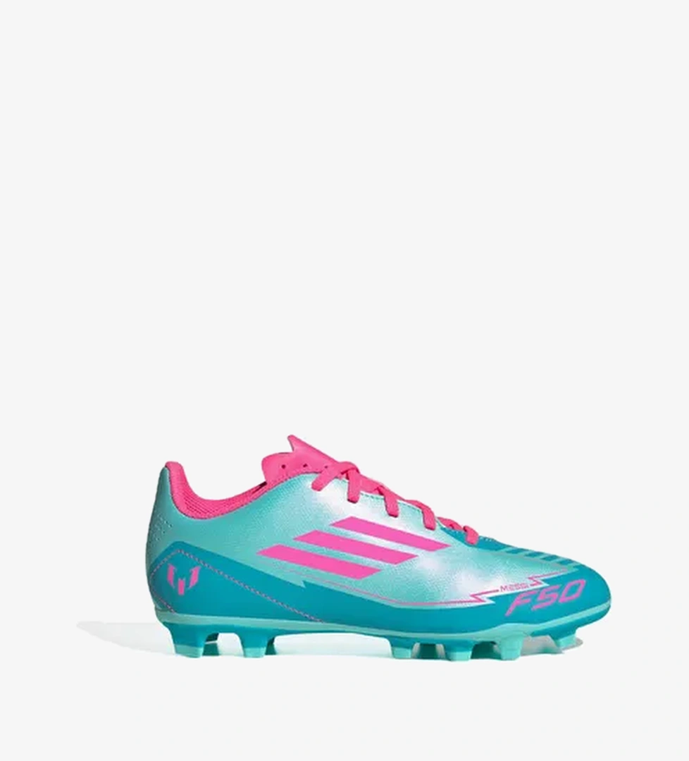adidas F50 Leagues FG/MG J Messi Çocuk Mavi Krampon