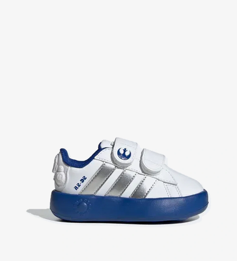 adidas Star Wars Grand Court Bebek Mavi Beyaz Spor Ayakkabı - Görsel 1