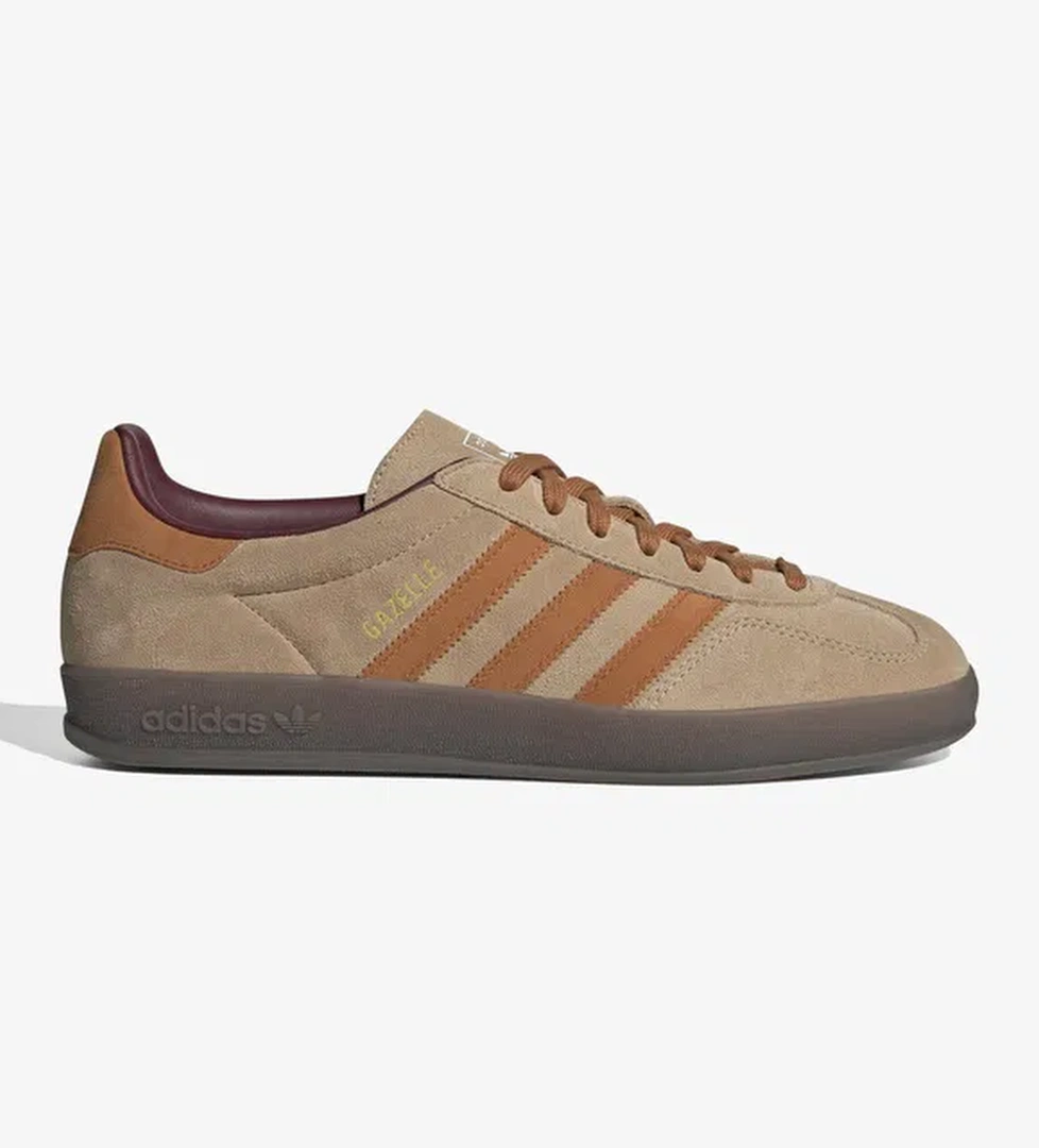 adidas Gazelle Indoor Kadın Kahverengi Spor Ayakkabı - Görsel 1