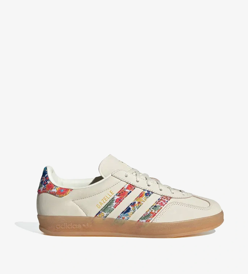 adidas Gazelle Indoor X Liberty London Kadın Krem Spor Ayakkabı