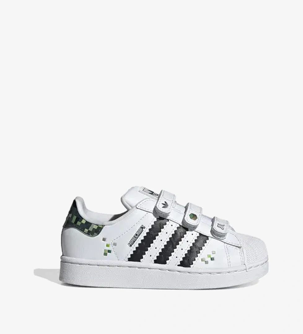 adidas Originals Superstar II X Minecraft Beyaz Çocuk Spor Ayakkabı