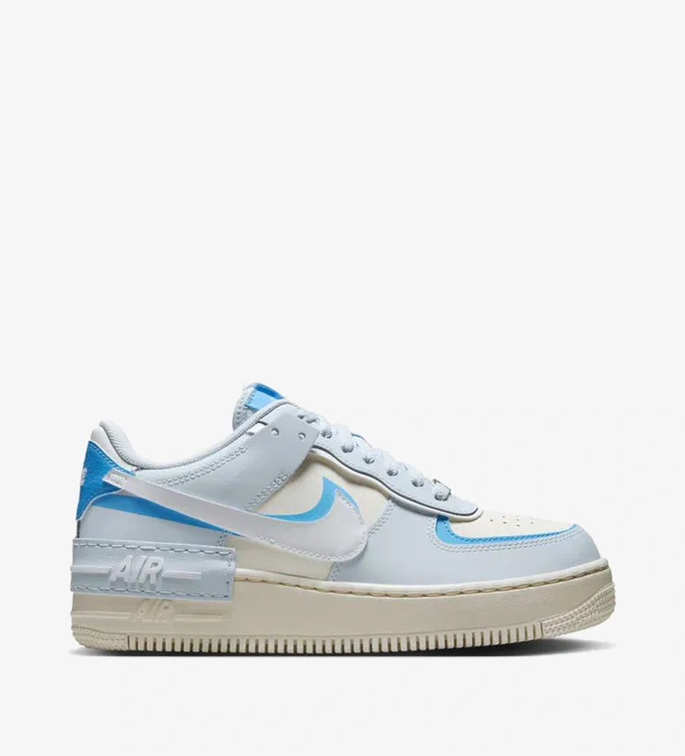 Nike Air Force 1 Shadow Kadın Mavi Sneaker - Görsel 1