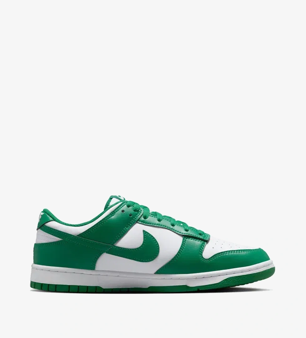 Nike Dunk Low Retro Erkek Beyaz/Yeşil Sneaker