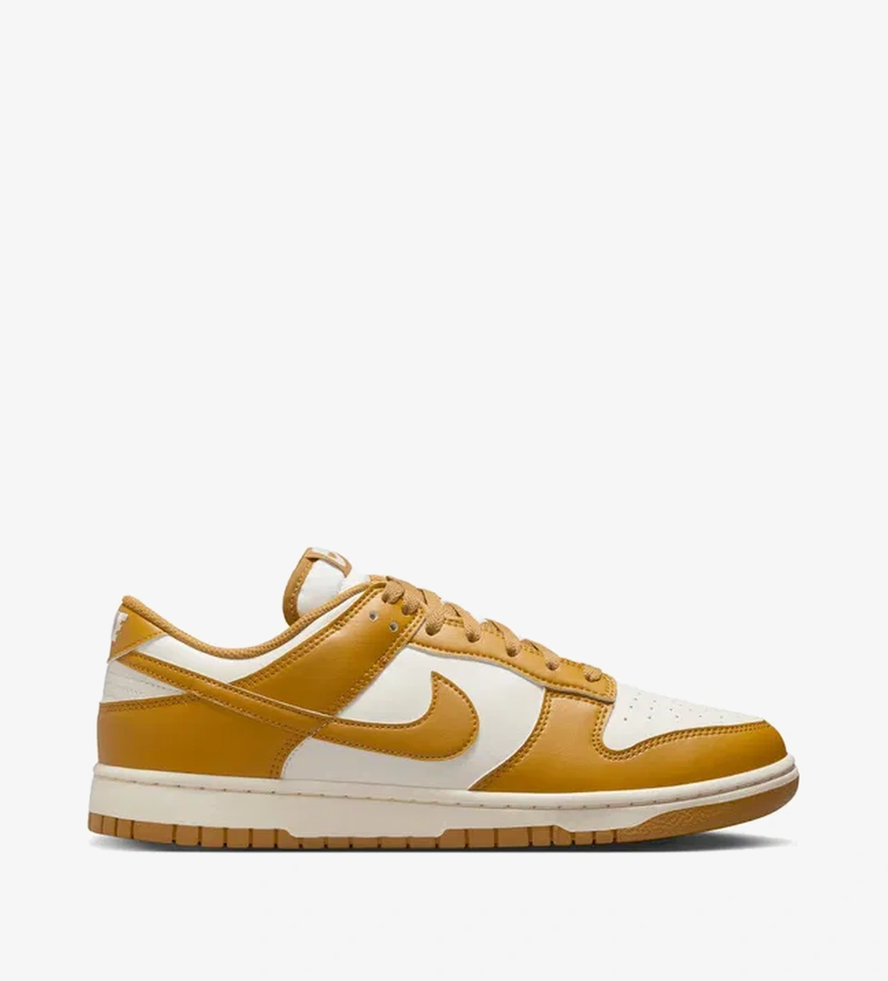 Nike Nike Dunk Low Retro Erkek Beyaz/sarı Krem Sneaker Rengi Spor Ayakkabı model görseli