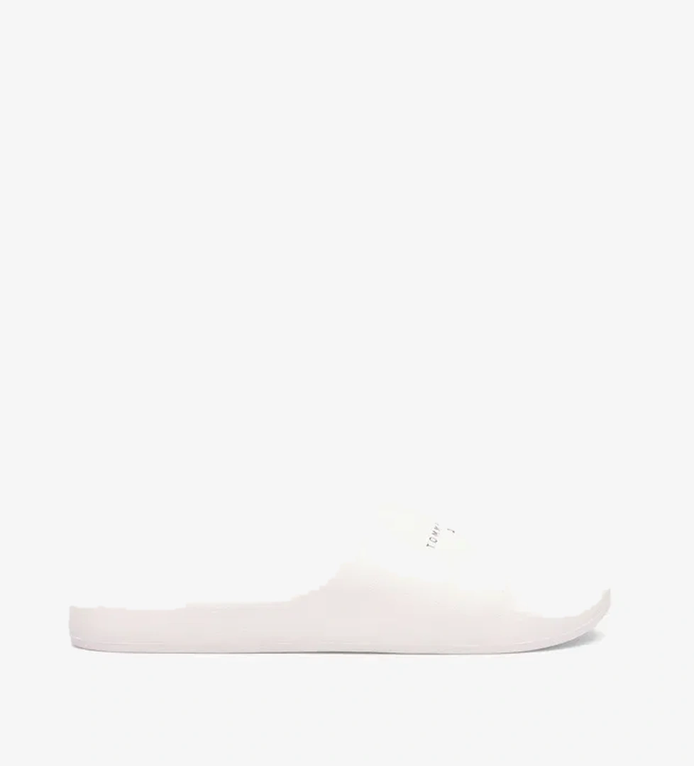 Tommy Hilfiger Tommy Hilfiger Printed Pu Pool Kadın Beyaz Terlik model görseli