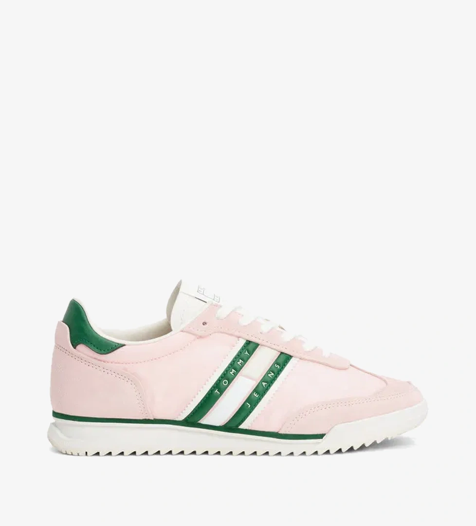 Tommy Hilfiger Tommy Hilfiger Retro Runner Cleated Kadın Pembe Sneaker model görseli