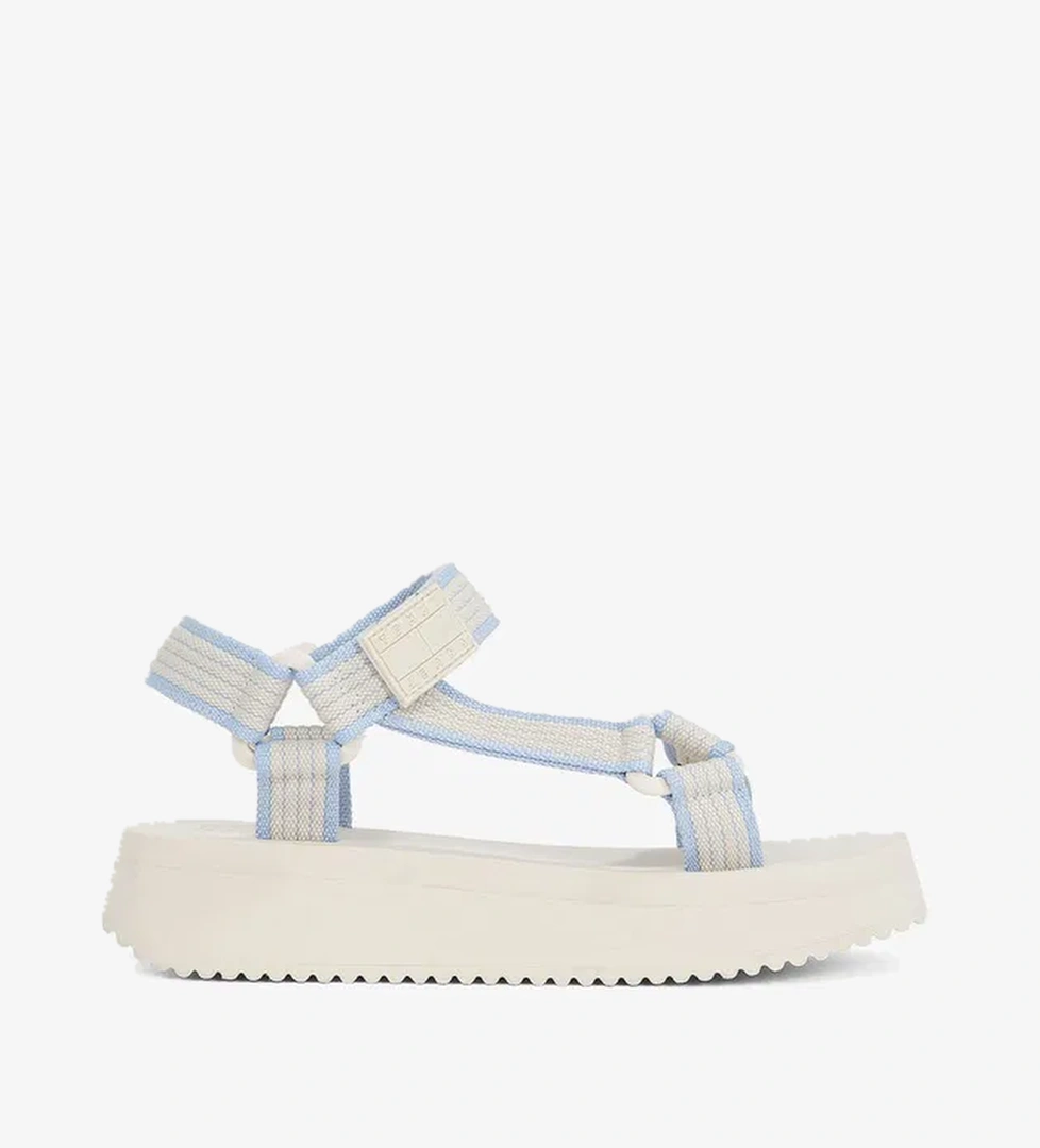 Tommy Hilfiger Eva Kadın Bej Sandalet - Görsel 1