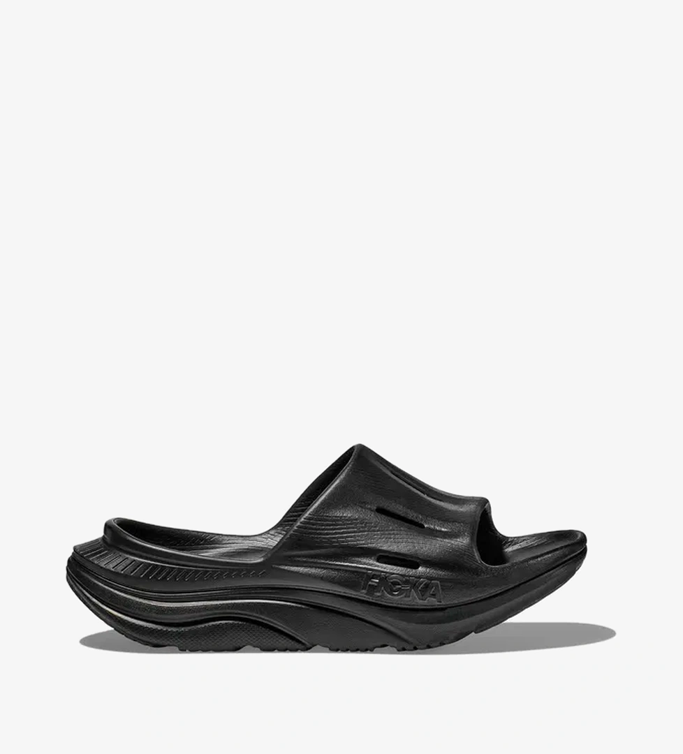 Hoka ORA Recovery Slide 3 Unisex Siyah Terlik - Görsel 1