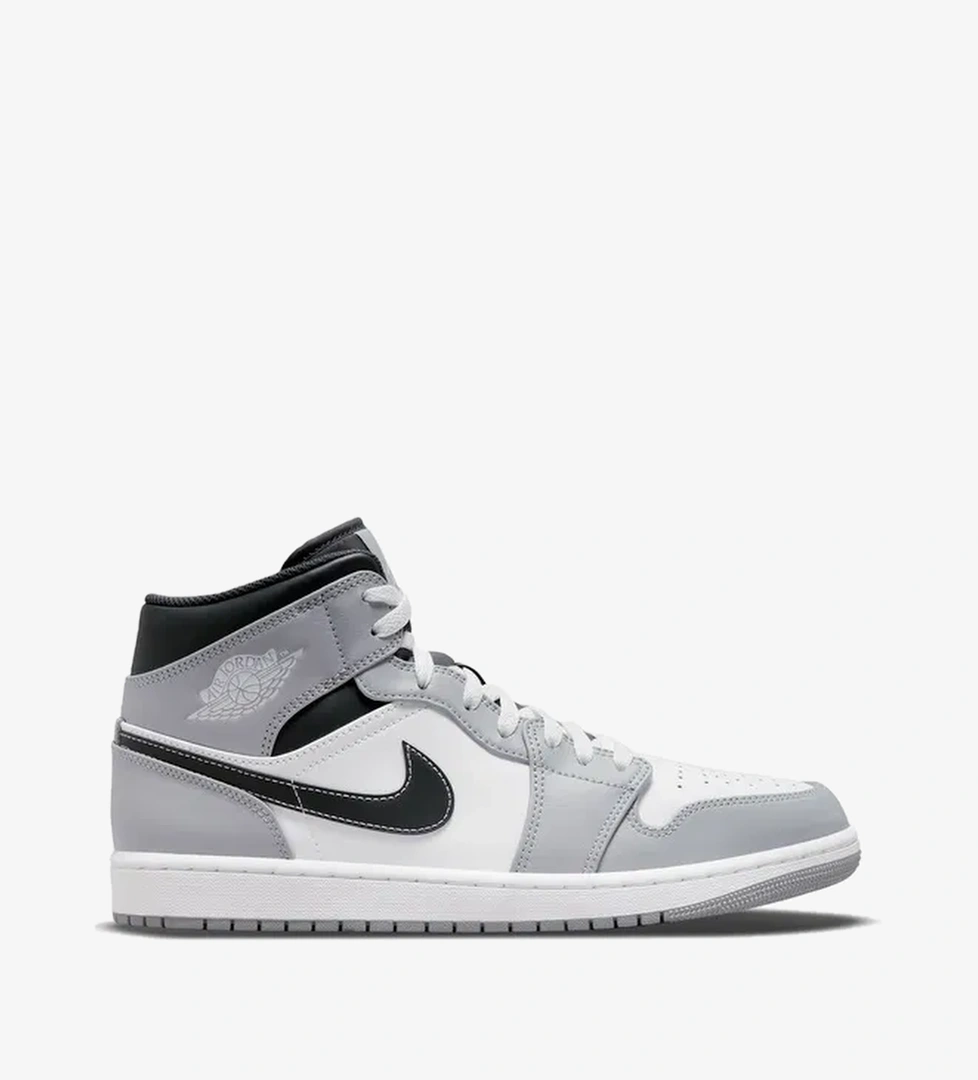 Jordan Jordan Air 1 Mid Erkek Gri Spor Ayakkabı Sneaker | Occasion Gri - 1. görsel