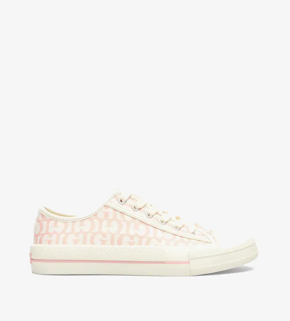 Guess Carey Logo Kadın Pembe Sneaker - Görsel 1