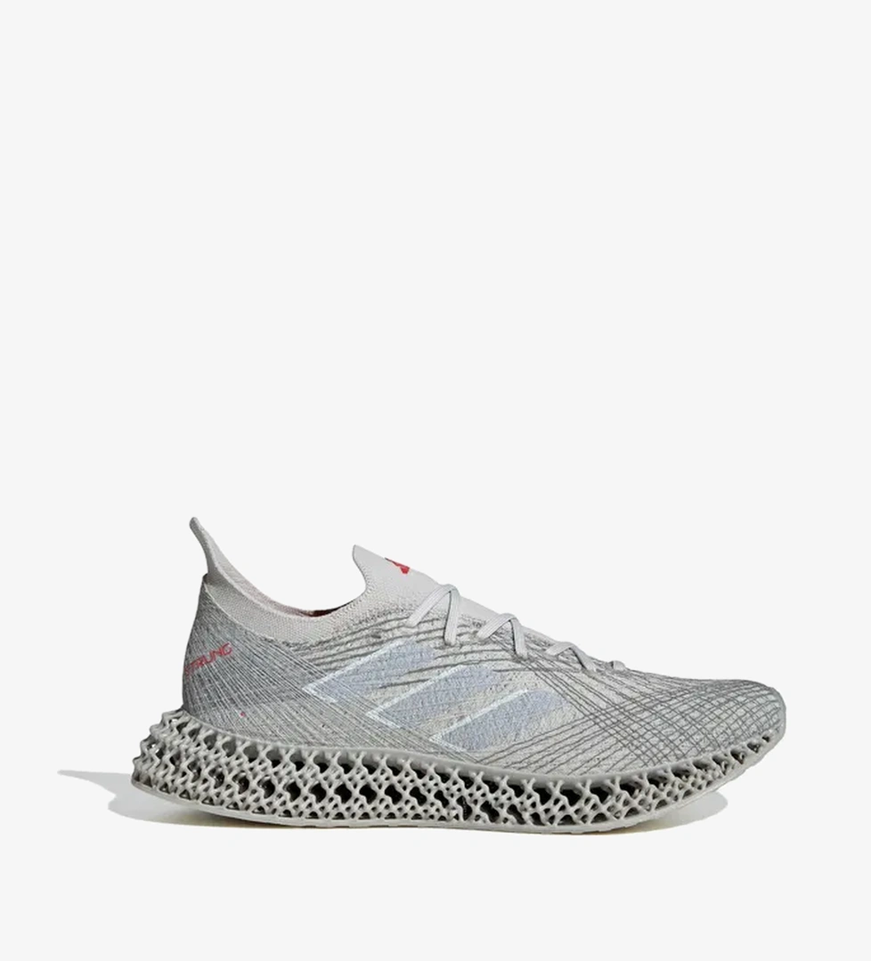 adidas 4Dfwd X Strung Erkek Gri Koşu Ayakkabısı - Görsel 1