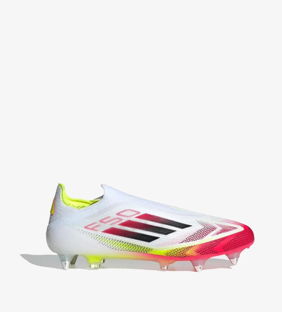 Adidas adidas F50 Elite Bağcıksız Yumuşak Zemin Erkek Beyaz Çim Saha Kramponu model görseli