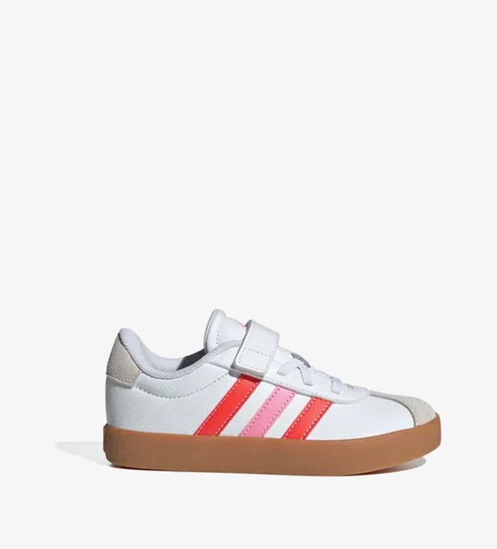 adidas VL Court 3.0 Skateboarding Çocuk Beyaz Spor Ayakkabı - Görsel 1