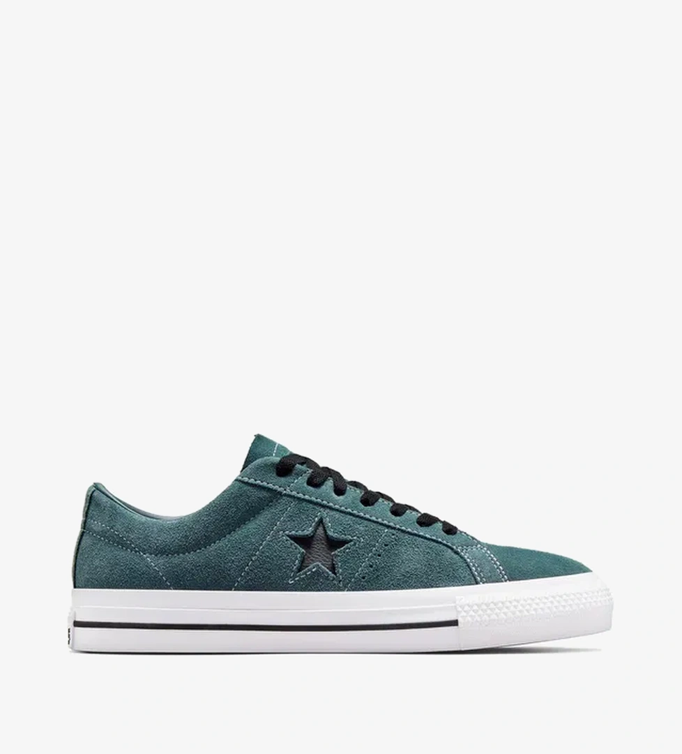 Converse One Star Pro Unisex Yeşil Süet Sneaker