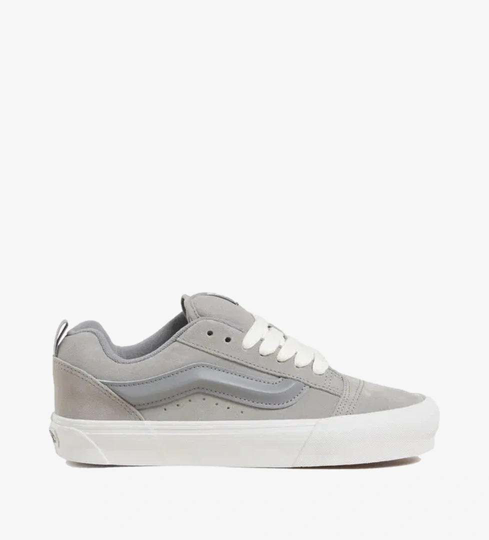 Vans Knu Skool Erkek Gri Sneaker - Görsel 1