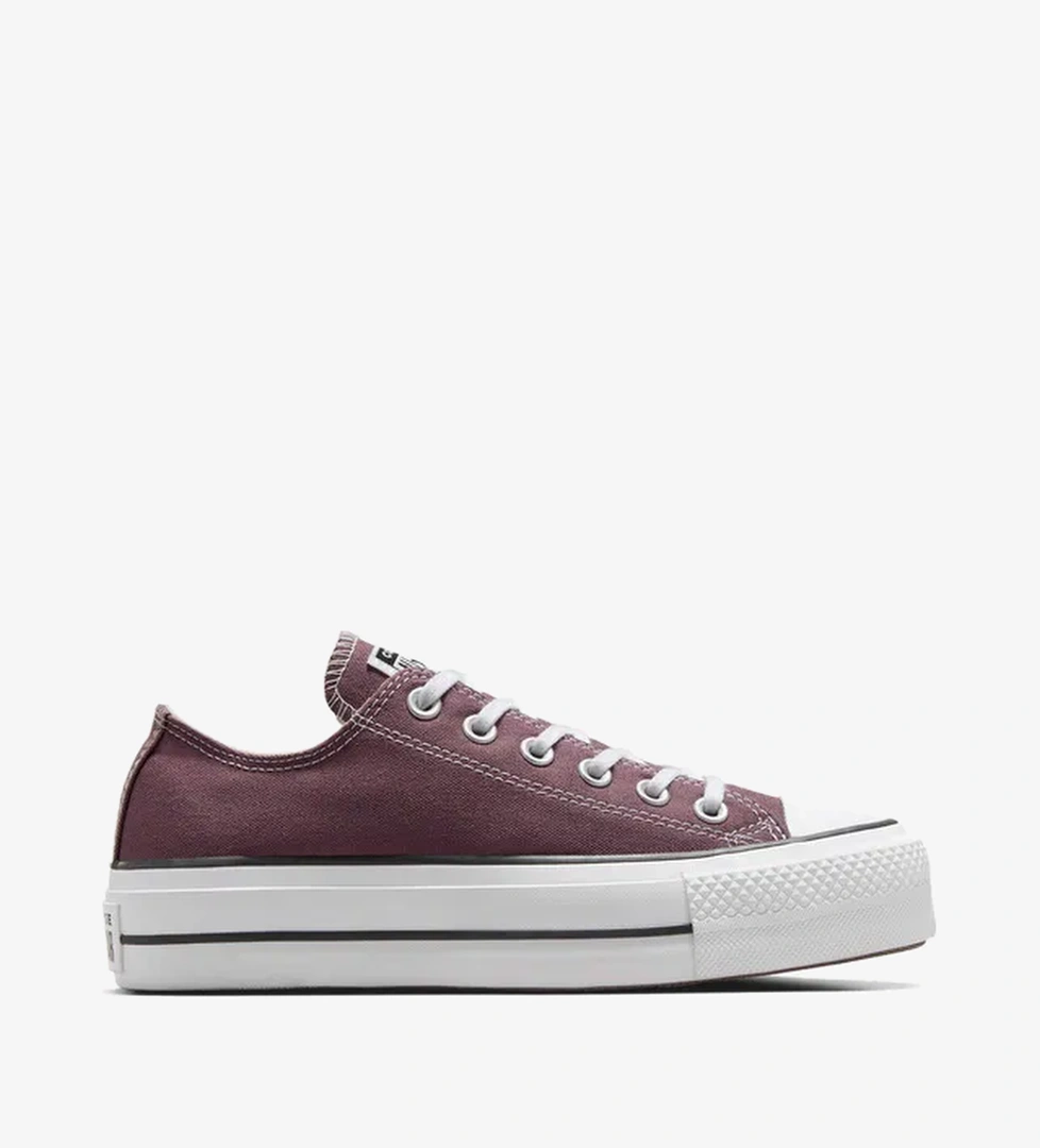 Converse Chuck Taylor All Star Lift Kadın Bordo Platform Sneaker