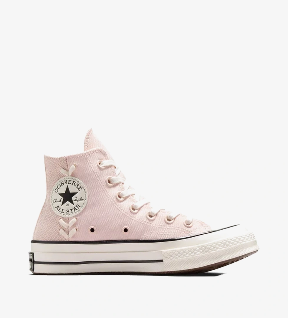 Converse Chuck 70 Crafted Laces Unisex Pembe Sneaker