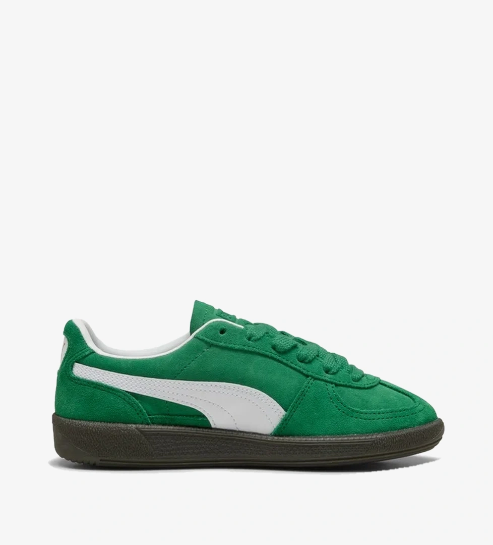 Puma Palermo Çocuk Yeşil Deri Spor Ayakkabı