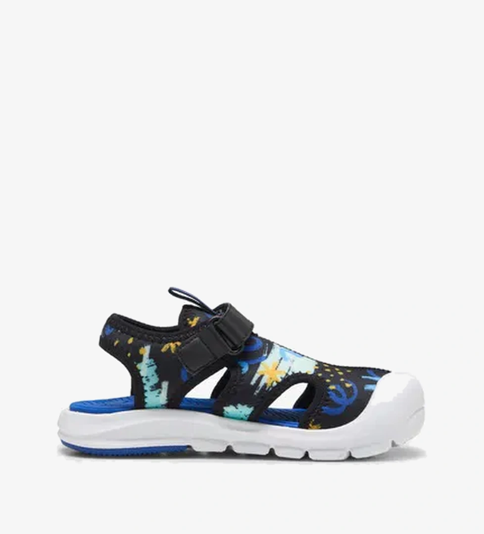 Puma Puma Fun Racer Aopvps Çocuk Siyah Sandalet Sandalet & Terlik | Occasion Siyah - 1. görsel