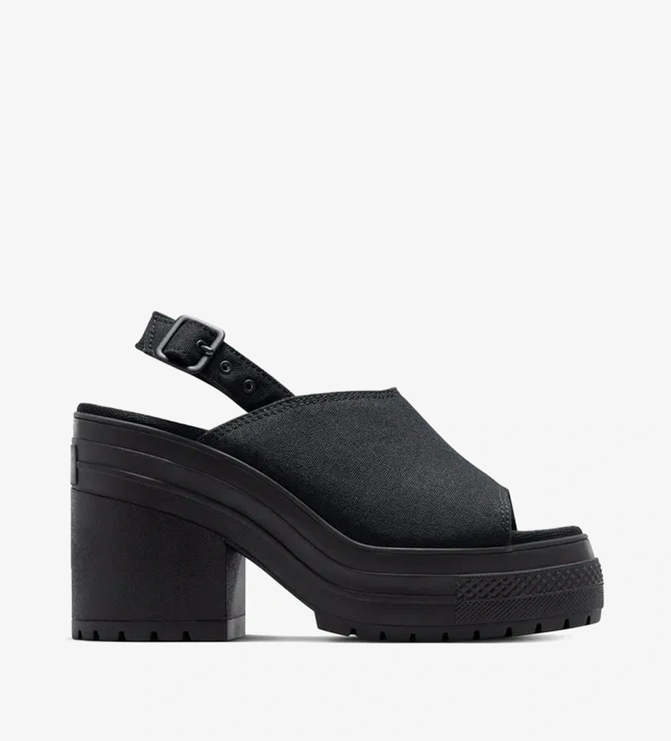 Converse Converse Chuck 70 De Luxe Heel Unisex Siyah Platform Sandalet model görseli