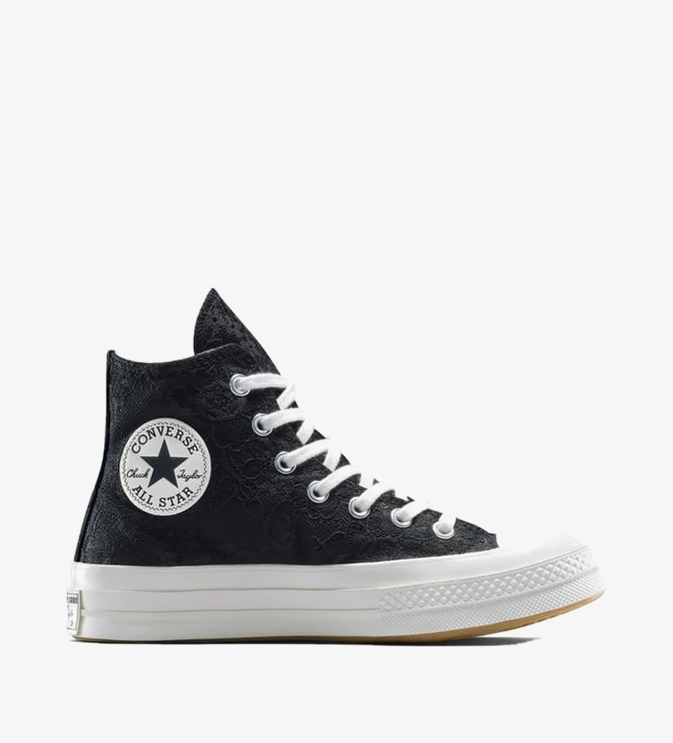 Converse Chuck 70 Kadın Dantelli Siyah Sneaker