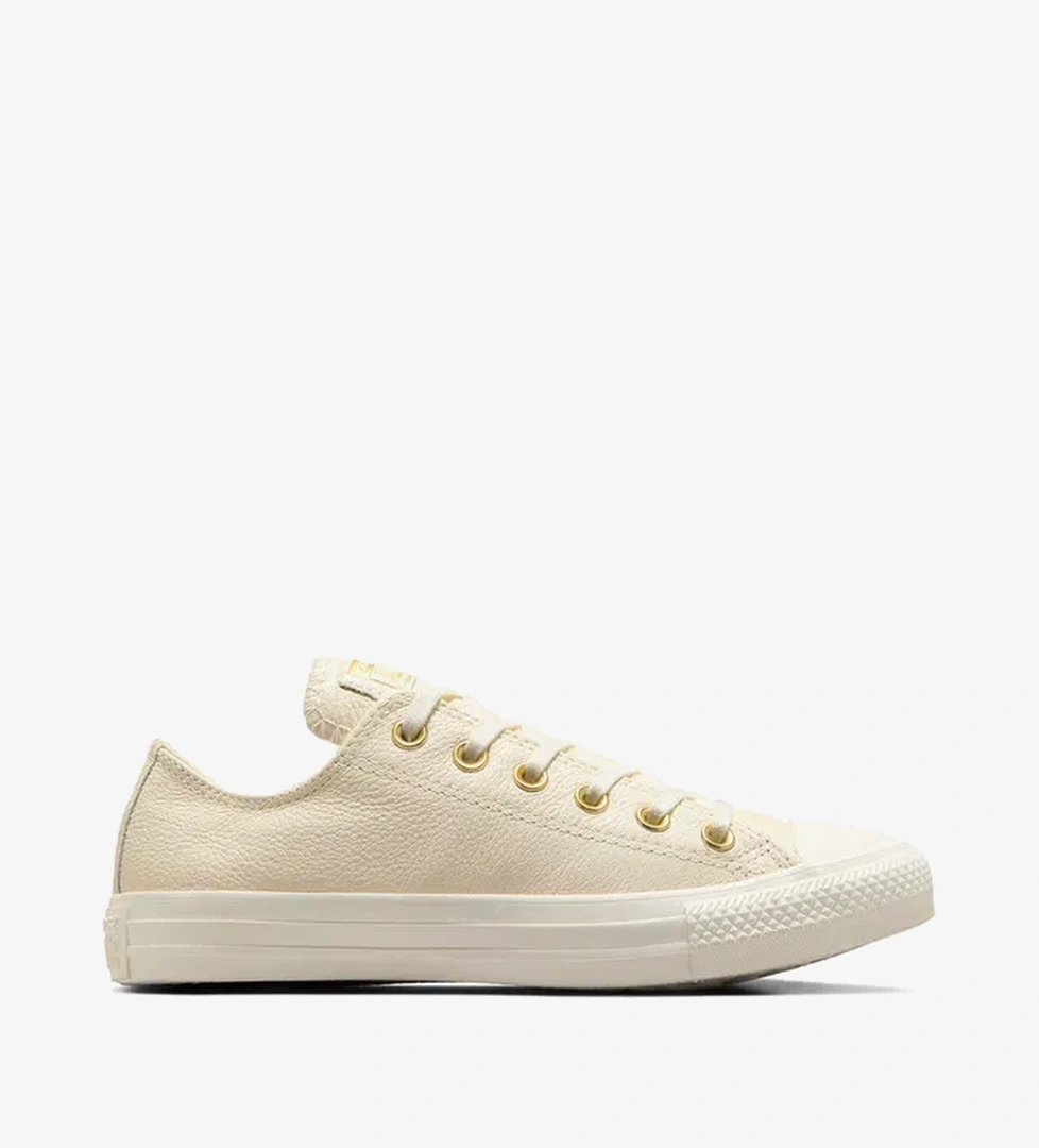 Converse Chuck Taylor All Star Unisex Krem Deri Sneaker