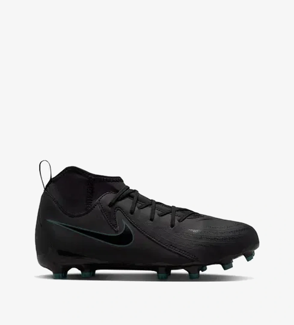 Nike Phatom Luna II Çocuk Siyah Bilekli Çim Saha Kramponu