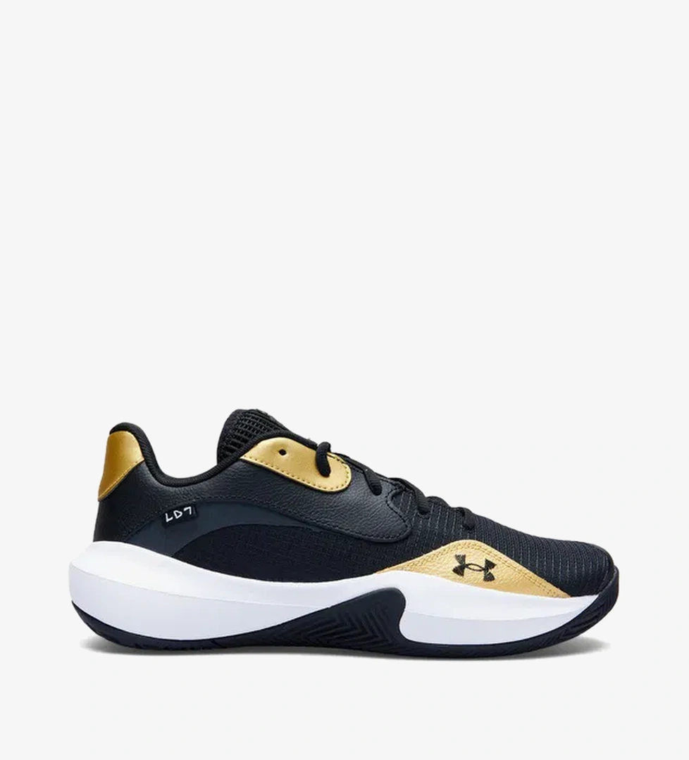 Under Armour Lockdown 7 Low Erkek Siyah Basketbol Ayakkabısı