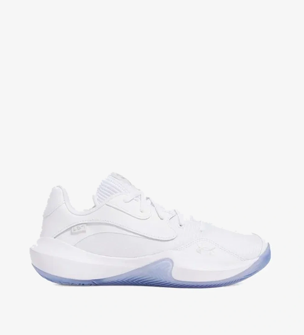 Under Armour Lockdown 7 Low Erkek Beyaz Basketbol Ayakkabısı - Görsel 1
