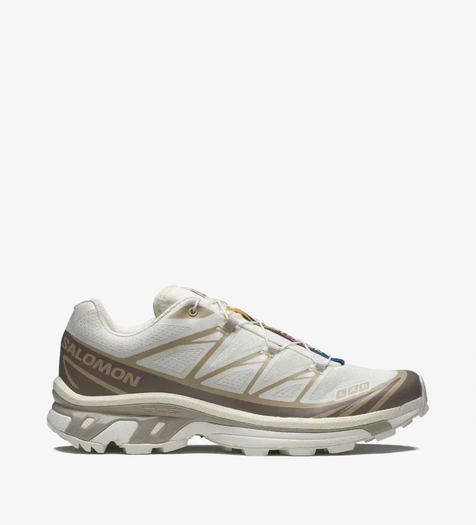 Salomon XT-6 Unisex Krem/Gold Spor Ayakkabı - Görsel 1