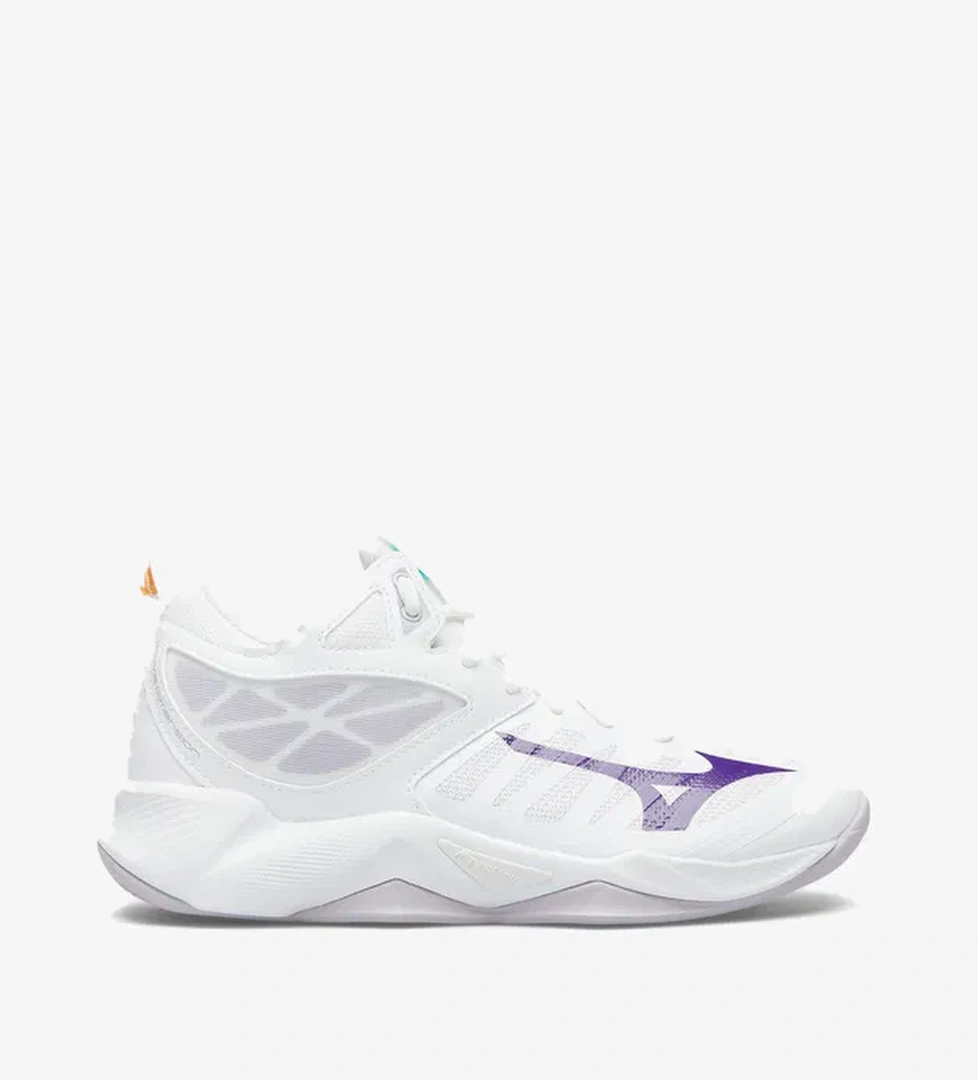 Mizuno Wave Dimension MID Kadın Beyaz Voleybol Ayakkabısı - Görsel 1