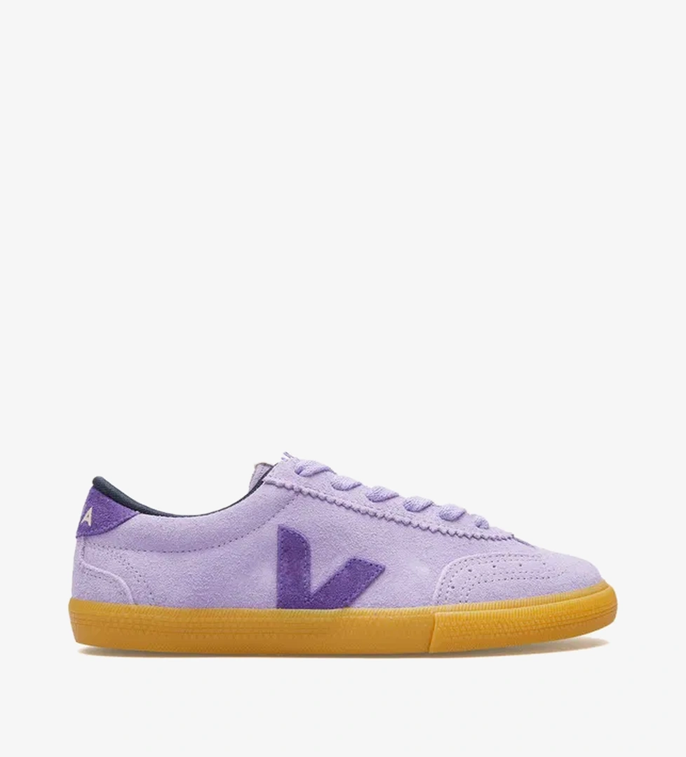 Veja Volley Suede Kadın Mor Sneaker - Görsel 1