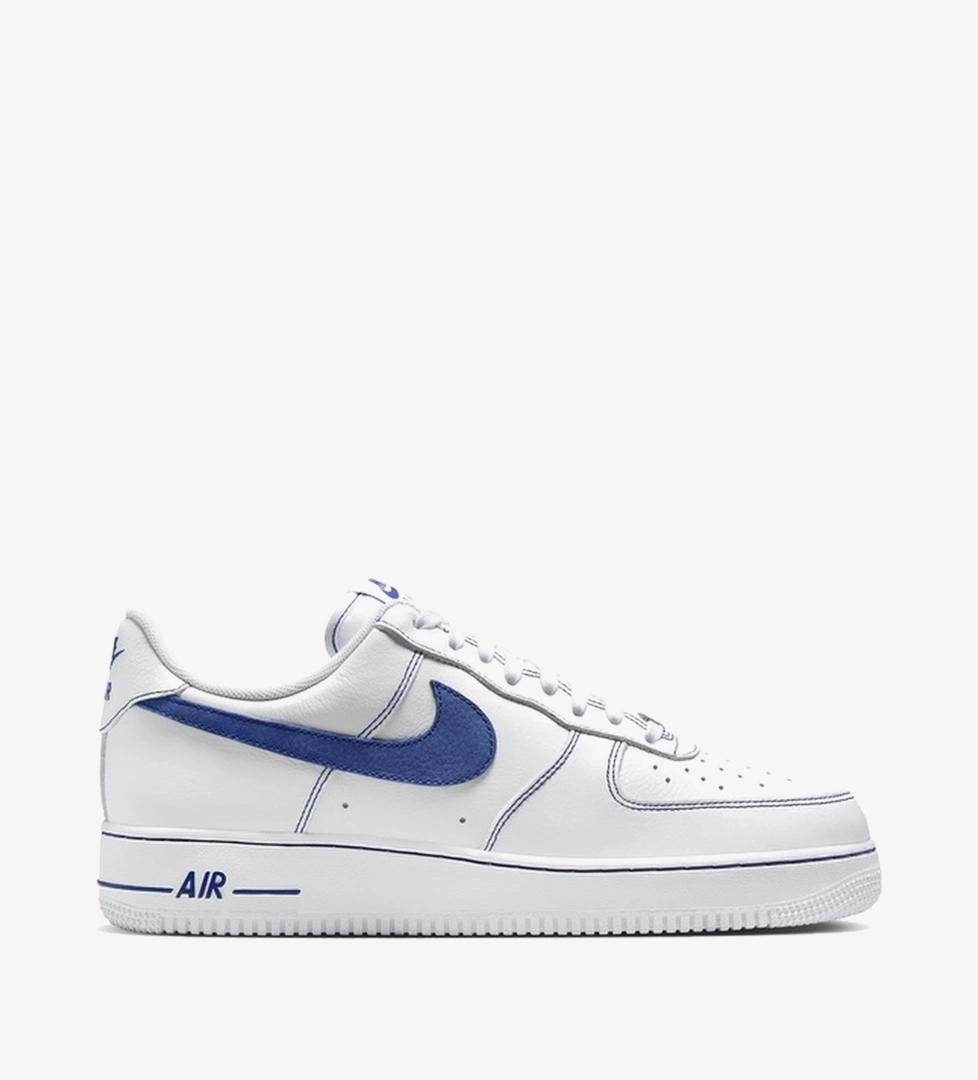 Nike Air Force 1 '07 LV Erkek Beyaz/Mavi Sneaker
