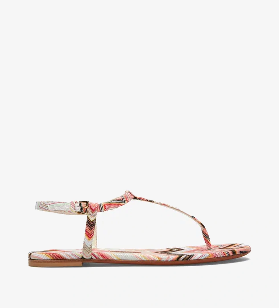 Missoni Kadın Renkli Sandalet - Görsel 1