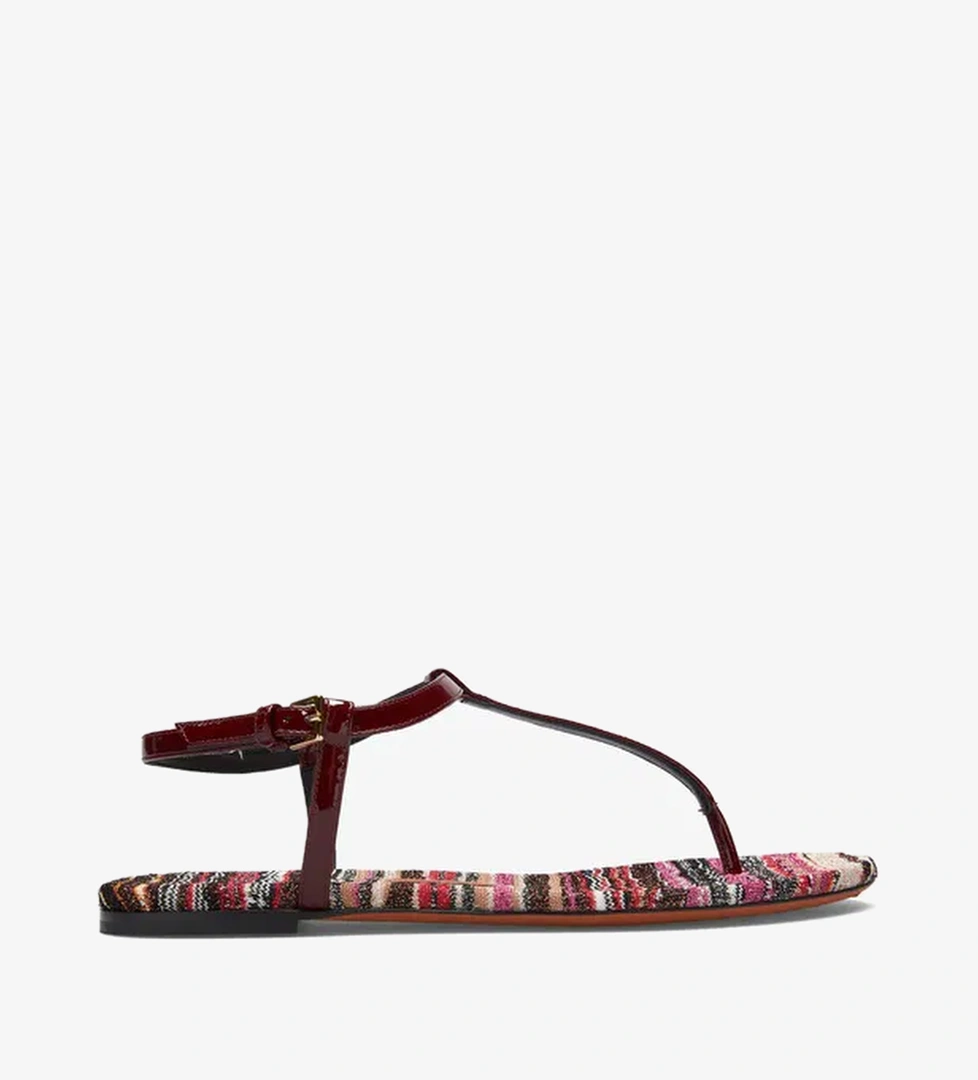 Missoni Kadın Renkli Sandalet - Görsel 1