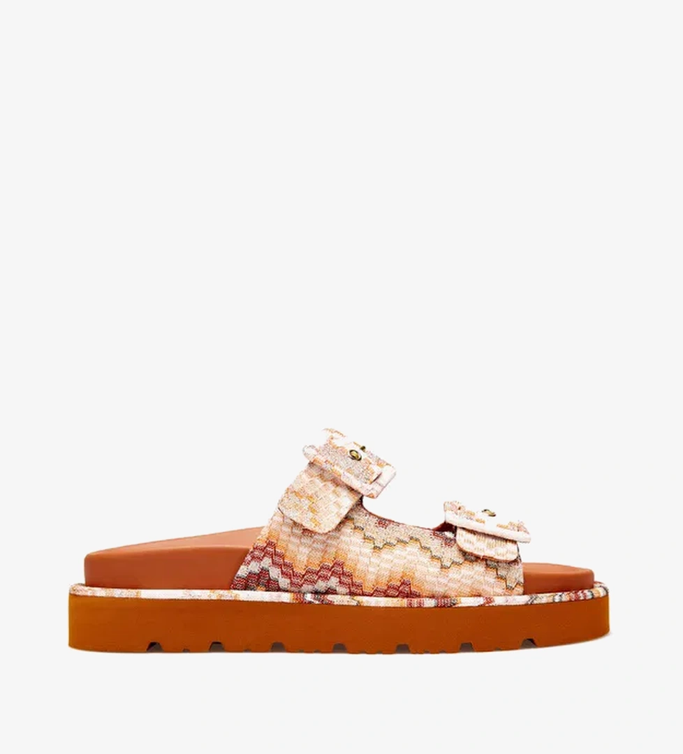 Missoni Kadın Renkli Sandalet - Görsel 1