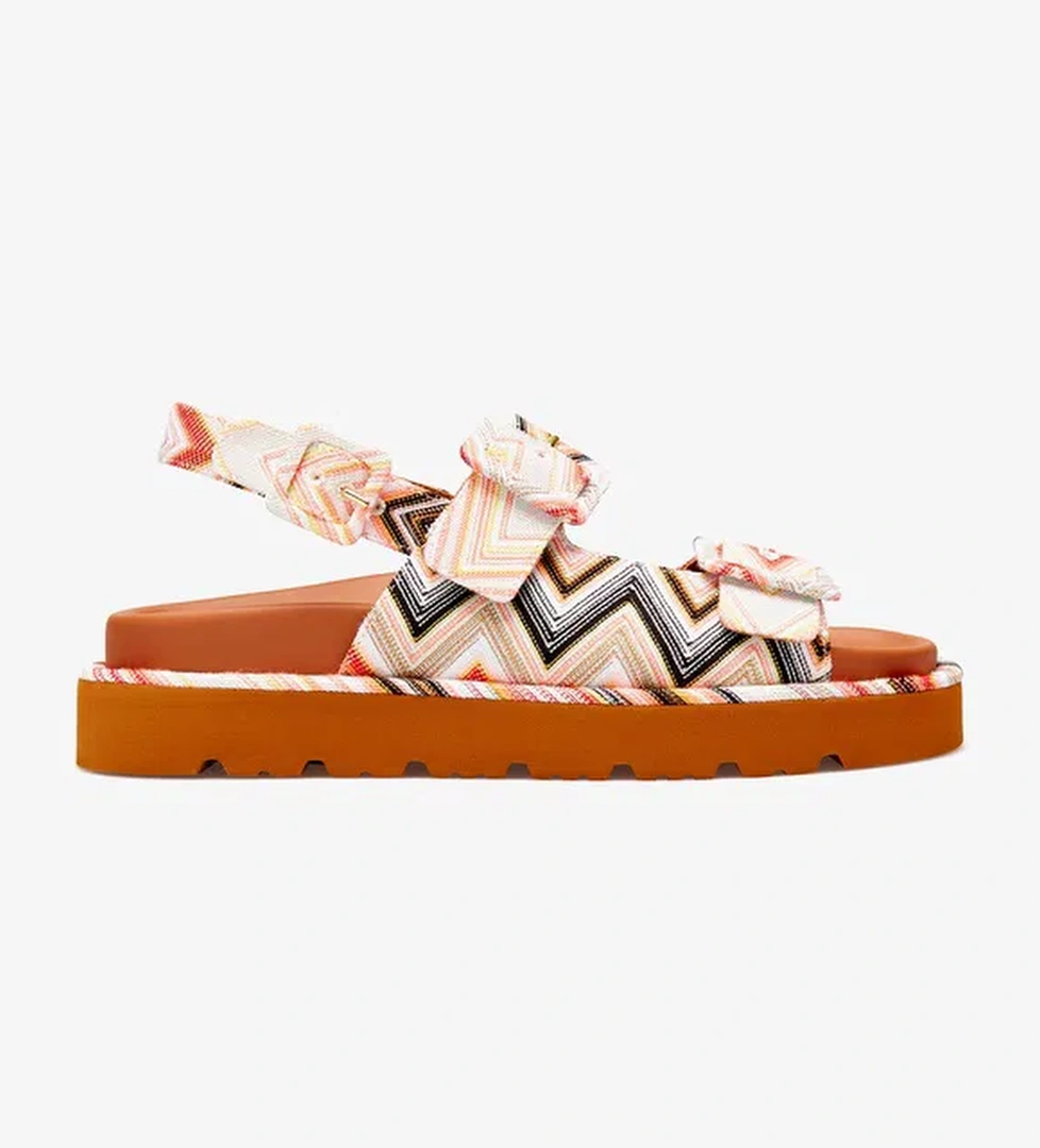 Missoni Kadın Renkli Sandalet - Görsel 1